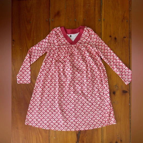 Tea Collection Trapeze dress bundle of two dresses one legging size 12 - Picture 4 of 7